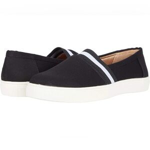 Women's Life Stride Stockton Canvas Black & White Shoes Size 7